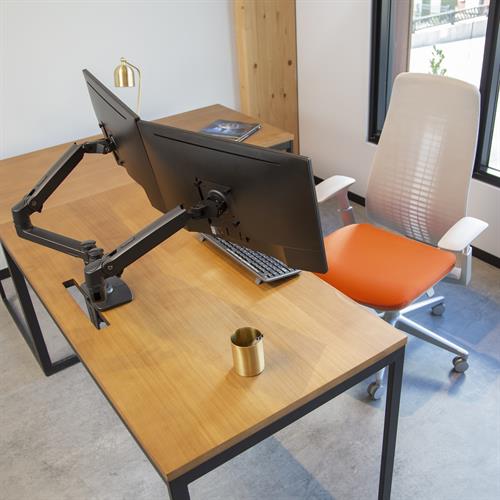 Ergotron Braccio per doppio monitor da scrivania LX