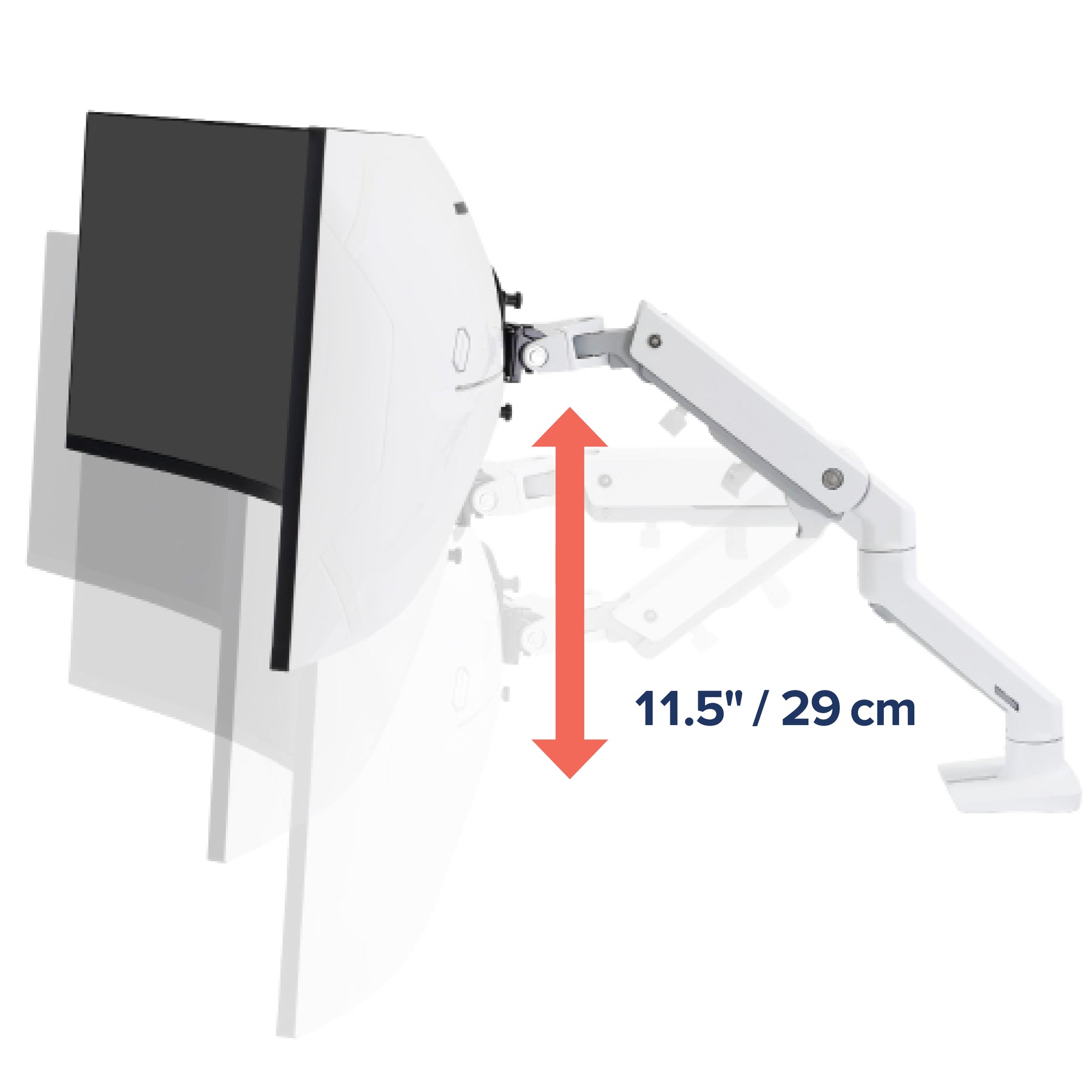 Ergotron braccio da scrivania HX con Snodo HX Heavy-Duty